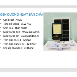 Đèn Đường Bàn Chải Loại 1 Năng Lượng Mặt Trời Sigolight MK