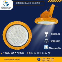 Đèn LED Chống Cháy Nổ Công Nghiệp SINOL MK - 300W