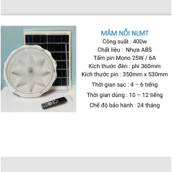 ỐP NỔI LED NĂNG LƯỢNG MẶT TRỜI SOLAR 400W – SIÊU SÁNG, TIẾT KIỆM ĐIỆN
