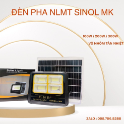 ĐÈN PHA NĂNG LƯỢNG MẶT TRỜI SINOL MK 