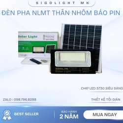 ĐÈN PHA NĂNG LƯỢNG MẶT TRỜI BÁO PIN SINOL MK